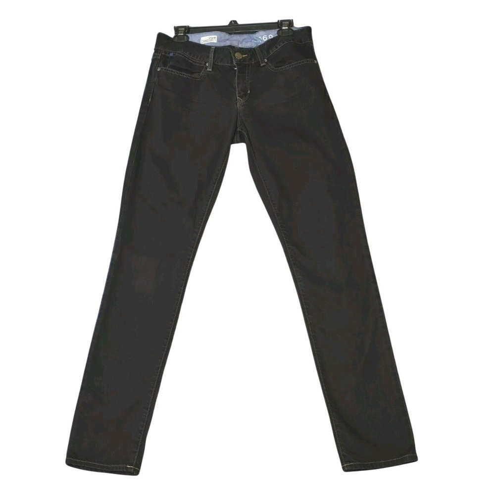 GAP Womens Size 8 29 Skinny Fit Mid Rise Black Denim‎ Jeans NEW No Distress